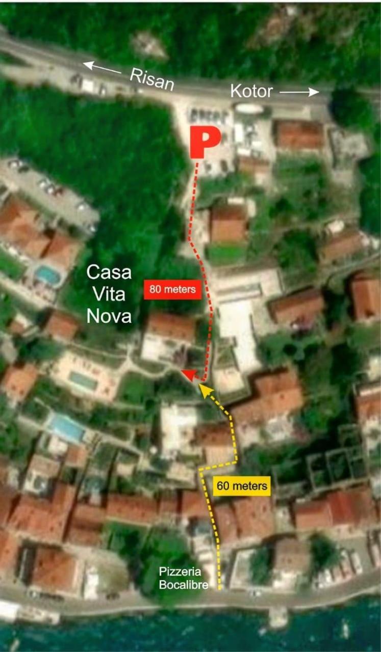 Casa Vita Nova Perast Eksteriør billede